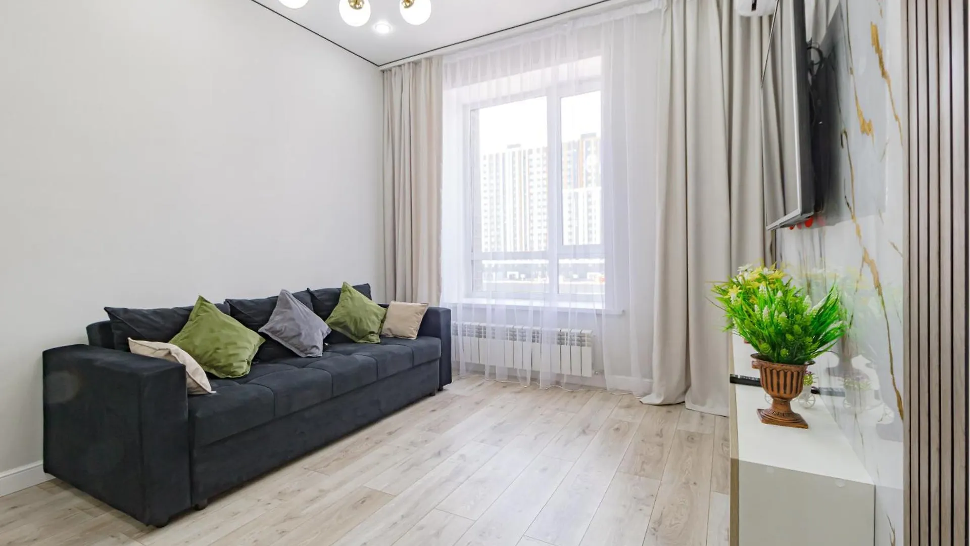 Apartment Уютные Апартаменты В Центре Города Жк Alpamys Возде Ботанического Сада Nur-Sultan